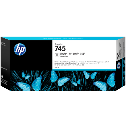 HP 745 - F9K04A DesignJet Photo Black Ink 300ml - Genuine HP 745 - F9K04A DesignJet Photo Black Ink 300ml - Genuine