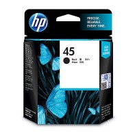 HP 45 - 51645AA Black Ink Cartridge 833 Pages - Genuine