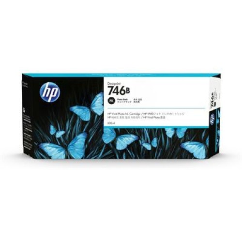 HP 746B - 3WX35A Designjet Photo Black 300ml - Genuine HP 746B - 3WX35A Designjet Photo Black 300ml - Genuine