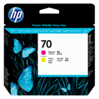 HP 70 - C9406A Matt Magenta and Yellow Printhead - Genuine