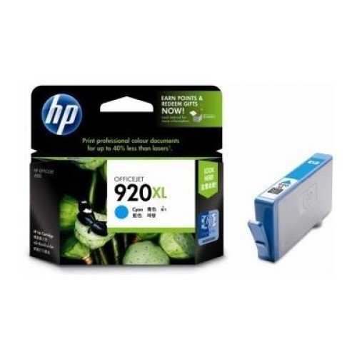 HP 920XL - CD972AA Cyan Ink Cartridge 700 Pages - Genuine HP 920XL - CD972AA Cyan Ink Cartridge 700 Pages - Genuine