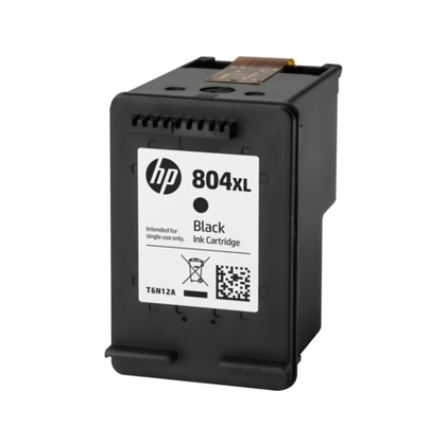 HP 804XL - T6N12AA Black Hi-Yield Ink Cartridge 600 Pages - Genuine HP 804XL - T6N12AA Black Hi-Yield Ink Cartridge 600 Pages - Genuine