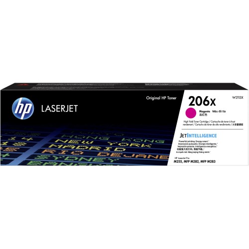 HP 206X - W2113X Magenta Hi-Yield Toner 2,450 Pages - Genuine HP 206X - W2113X Magenta Hi-Yield Toner 2,450 Pages - Genuine