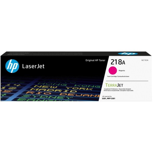HP 218A - W2183A Magenta LaserJet Toner 1,200 Pages - Genuine