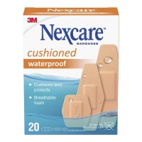 Nexcare Cushioned Waterproof Plaster Asst Pack 20