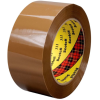 36-Pack Scotch Acrylic Packaging Tape 311 Tan 48mm x100m