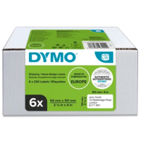 Dymo 2093092 - SD99014 Shipping Label 220 6-Pack 101mm x 54mm - Genuine