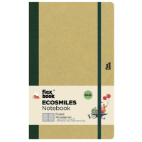 Flexbook Ecosmiles Notebook Olive 192 Ruled Pages 130mm x 210mm