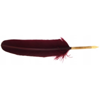 Herbin Goose Quill with Steel Nib Burgundy Blister Pack