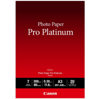 Canon PT101-A3-20 Pro Platinum Super High Glossy 300 gsm 20-Pack A3
