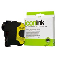 Brother LC67Y - LC38Y Yellow Ink Cartridge 325 Pages - Compatible