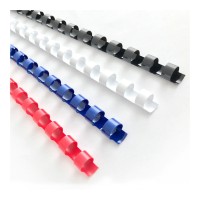 100-Pack Binding Coil Plastic 10mm Red