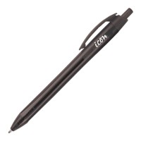 10-Pack Ballpoint Retractable Pen Triangular Medium Black