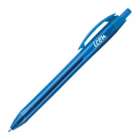 10-Pack Ballpoint Retractable Pen Triangular Medium Blue