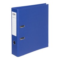 Lever Arch File Linen Royal Blue A4