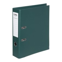 Lever Arch File Linen Forest Green A4