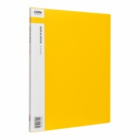Display Book A4 with Insert Spine 10 Pocket Yellow