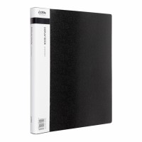 Display Book A4 with Insert Spine 40 Pocket Black