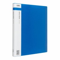 Display Book A4 with Insert Spine 40 Pocket Blue