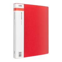 Display Book A4 with Insert Spine 60 Pocket Red