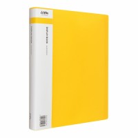Display Book A4 with Insert Spine 60 Pocket Yellow