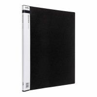 Display Book A3 with Insert Spine 20 Pocket Black