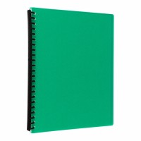 Refillable Display Book 20 Pocket Green