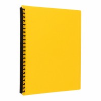 Refillable Display Book 20 Pocket Yellow