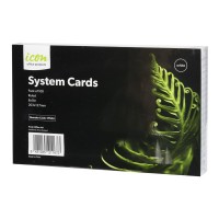 System Cards Ruled 8x5 White - 100 pack