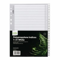 PP Indices 1-31 White