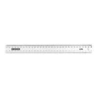 25-Pack Icon Ruler Clear Narrow Style 30cm