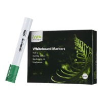 12-Pack Whiteboard Marker Bullet Tip Green