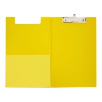 OSC Clipboard PVC Double Foolscap Yellow