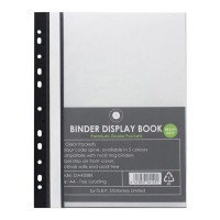OSC Binder Display Book A4 20 Pocket Black