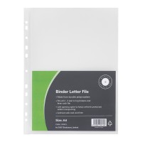 OSC Binder Letter File Clear 180 Micron A4