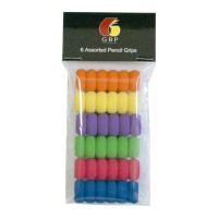 GBP Pencil Grip Assorted 6 Pack