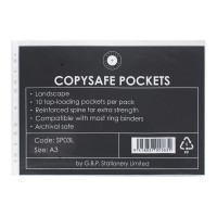 OSC Copysafe Pockets A3 Landscape Pack 10