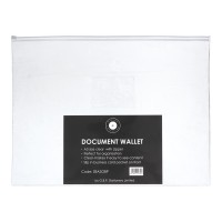 5-Pack Document Wallet A3 Zip Closure OSC