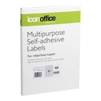 A4 Adhesive Labels Sheet 38.1 x 21.2 ~ 65 per page (100 pages)