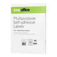 A4 Adhesive Labels Sheet 48 x 12.7 - 88 per page (100 pages)