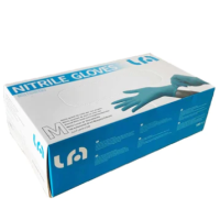 Gloves Blue Nitrile 100-Pack - Latex-Free