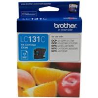 Brother LC131C Cyan Ink Cartridge 300 Pages - Genuine