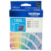 Brother LC135XLC  Ink Cartridge Cyan 1,200 Pages - Genuine