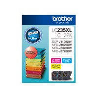 Brother LC235XLCL3PK Hi-Yield 3 Pack - Colour - Genuine