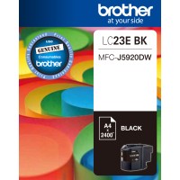 Brother LC23eBK Ink Cartridge - Black - Genuine