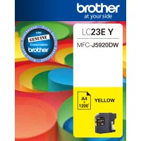 Brother LC23eY Ink Cartridge - Yellow - Genuine
