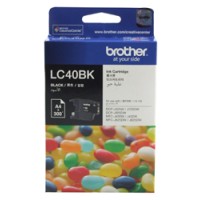 Brother LC40BK Ink Cartridge - Black 300 Pages - Genuine