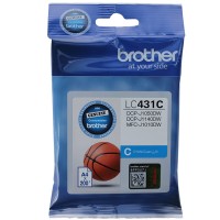 Brother LC431C Ink Cartridge Cyan 200 Pages - Genuine
