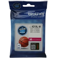 Brother LC431XLM Hi-Yield Ink Cartridge Magenta 500 Pages - Genuine