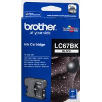 Brother LC67BK Ink Cartridge - Black - Genuine